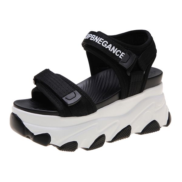 chunky platform wedge women sandals new summer beach open toe woman sandalias breathable 8.5cm thick sole mujer casual footwear, Black
chunky platform wedge women sandals new summer beach open toe woman sandalias breathable 8.5cm thick sole mujer casual footwear, Black