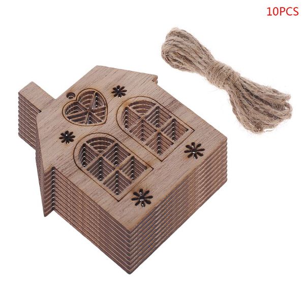 10pcs/set christmas house diy wooden pendant hanging christmas tree ornament diy crafts home party decoration
10pcs/set christmas house diy wooden pendant hanging christmas tree ornament diy crafts home party decoration