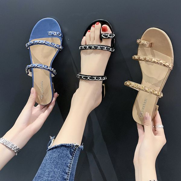 low shoes rubber flip flops slippers flat slides fashion slipers women hawaiian soft 2020 summer chain pu rome fabric, Black
low shoes rubber flip flops slippers flat slides fashion slipers women hawaiian soft 2020 summer chain pu rome fabric, Black