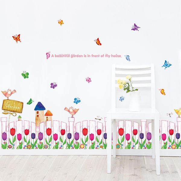 baseboard tulip butterflies wall stickers for home decor kids room skirting living room bedroom mural beautiful flowers sticker
baseboard tulip butterflies wall stickers for home decor kids room skirting living room bedroom mural beautiful flowers sticker