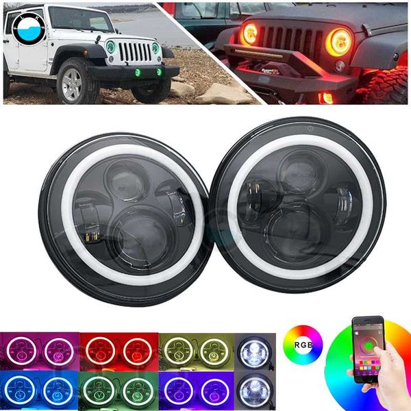 pair 7 inch led rgb headlight for wrangler jk 7" round drl headlamp bluetooth color changing halo led headlights
pair 7 inch led rgb headlight for wrangler jk 7" round drl headlamp bluetooth color changing halo led headlights