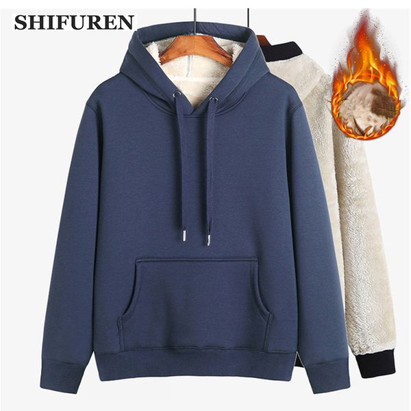 shifuren winter warm hoodies pullover men fleece sweatshirt long sleeve 100% cotton casual hooded hip hop jumpers size s-xxxl, Black
shifuren winter warm hoodies pullover men fleece sweatshirt long sleeve 100% cotton casual hooded hip hop jumpers size s-xxxl, Black