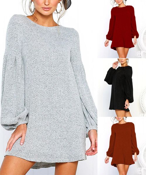 hee grand a-line mini dresses women spring 2019 lantern sleeve party dress red knitted sweater dresses female vestidos wql5728, Black;gray
hee grand a-line mini dresses women spring 2019 lantern sleeve party dress red knitted sweater dresses female vestidos wql5728, Black;gray