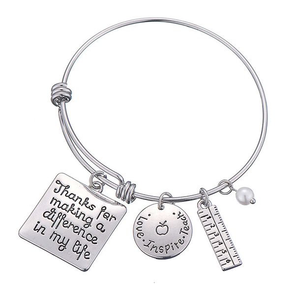 fund adjust bracelet thanks for making a difference lettering bracelet, Golden;silver
fund adjust bracelet thanks for making a difference lettering bracelet, Golden;silver
