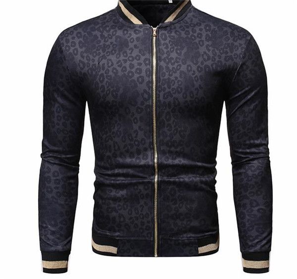 mens leopard printed spring jacket designer stand collar zipper fly outwears males slim fashion casual coats, Black;brown
mens leopard printed spring jacket designer stand collar zipper fly outwears males slim fashion casual coats, Black;brown