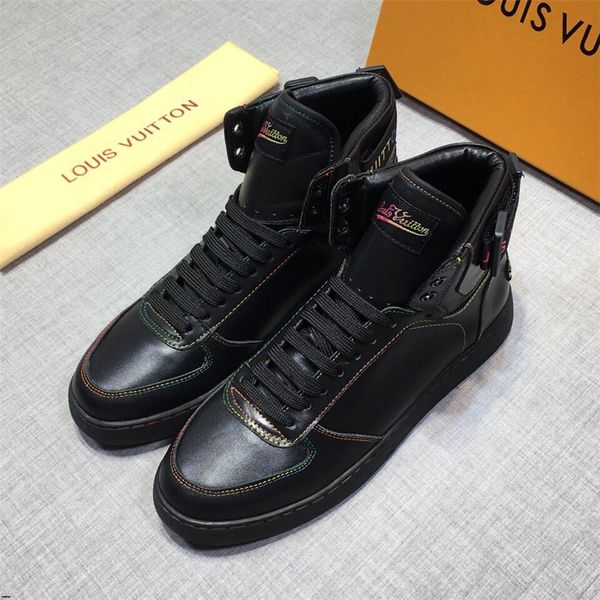 19ss spring men's shoes korean version of the trend of high-shoes men's white casual wild shoes sneakers, Black
19ss spring men's shoes korean version of the trend of high-shoes men's white casual wild shoes sneakers, Black
