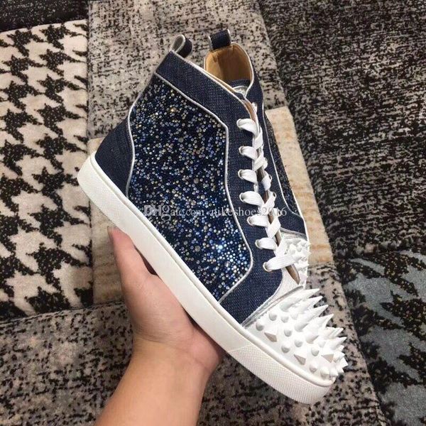 beads spikes homme high red bottom sneaker pik pik studded sneakers shoes women men luxury designer flat casual red sole party shoes, Black
beads spikes homme high red bottom sneaker pik pik studded sneakers shoes women men luxury designer flat casual red sole party shoes, Black