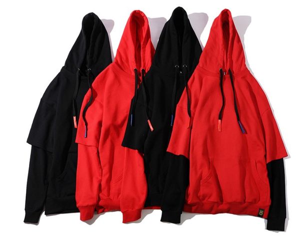 2019 japen style autumn men's fake two pieces pullover plus size hoodies winter fashion tiel hit color male's hoodies, Black
2019 japen style autumn men's fake two pieces pullover plus size hoodies winter fashion tiel hit color male's hoodies, Black
