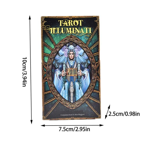 78 sheets tarot illuminati kit tarot cards english table deck games for family party playing card board game entertainment
78 sheets tarot illuminati kit tarot cards english table deck games for family party playing card board game entertainment