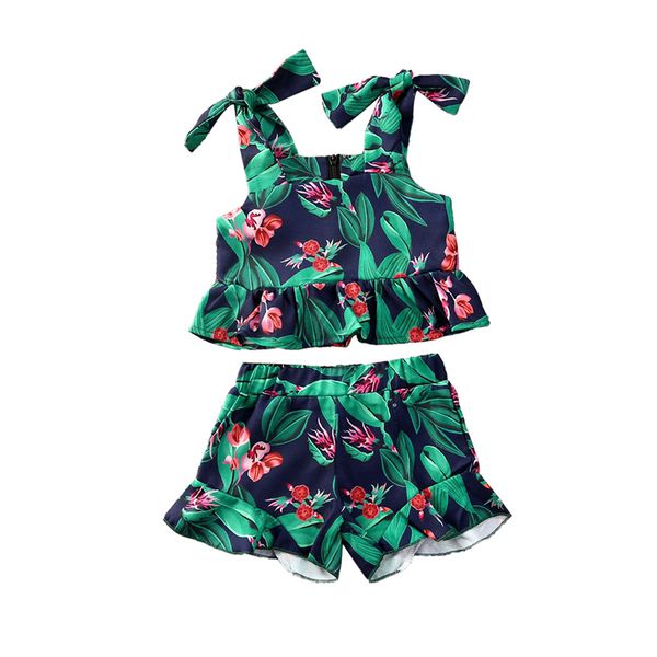 clothing sets summer kid girl clothes baby floral print sleeveless crop vest+shorts children outfits, White
clothing sets summer kid girl clothes baby floral print sleeveless crop vest+shorts children outfits, White