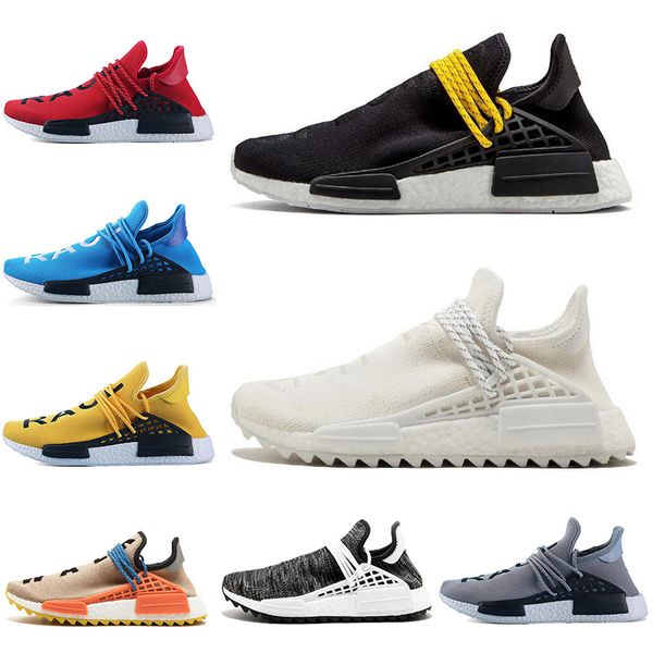 2019 human race pharrell williams sports running shoes athletic black yellow lace black blank canvas mens women shoes size 5-12
2019 human race pharrell williams sports running shoes athletic black yellow lace black blank canvas mens women shoes size 5-12