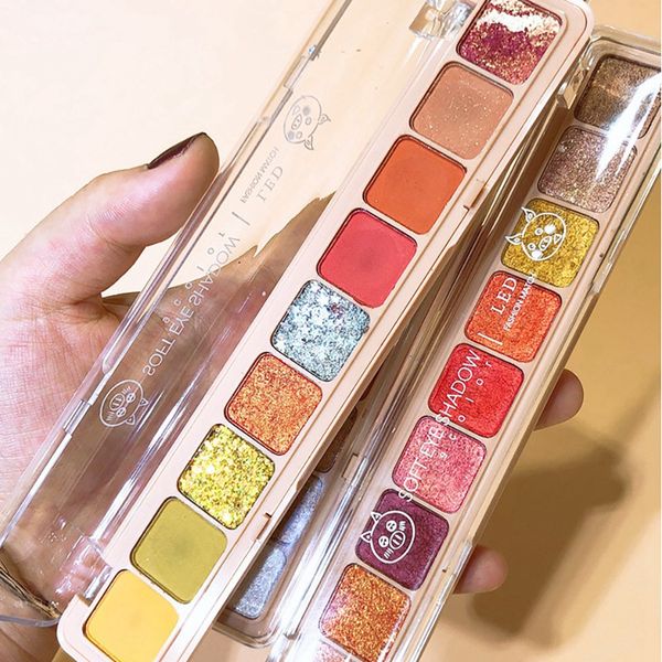 9 colors glitter baked eye shadow long lasting waterproof shiny shimmer matte sequin keyboard 9 fingertips eye shadow palette
9 colors glitter baked eye shadow long lasting waterproof shiny shimmer matte sequin keyboard 9 fingertips eye shadow palette
