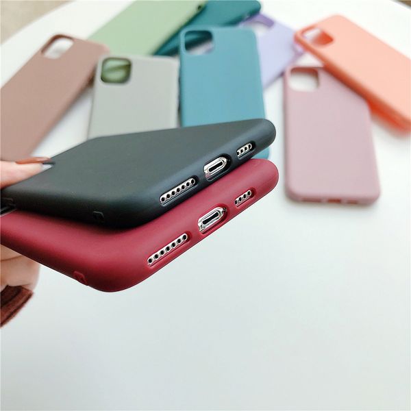 phone case for iphone 11 11 pro max x xr xs max 6 6s 7 8 plus fashion candy color simple solid color soft silicone case
phone case for iphone 11 11 pro max x xr xs max 6 6s 7 8 plus fashion candy color simple solid color soft silicone case
