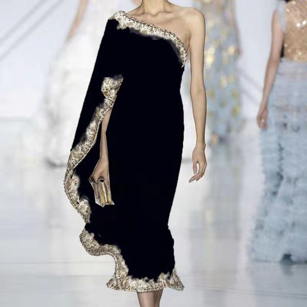 asymmetrical style party dress summer women's temperament fashion long dress ruffled unique design, Black;gray
asymmetrical style party dress summer women's temperament fashion long dress ruffled unique design, Black;gray