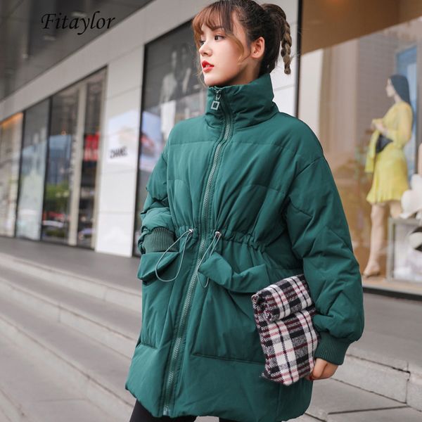 fitaylor winter women white duck down parka stand collar long sleeve warm down jacket loose breadwear casual black white outwear
fitaylor winter women white duck down parka stand collar long sleeve warm down jacket loose breadwear casual black white outwear