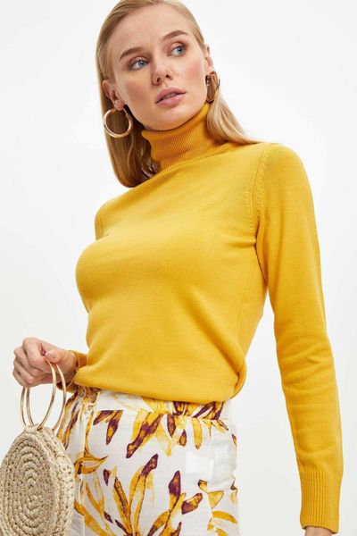 defacto women turtleneck pure leisure long sleeves slim casual joker women fashion simple -h1651az19wn v200411, White
defacto women turtleneck pure leisure long sleeves slim casual joker women fashion simple -h1651az19wn v200411, White