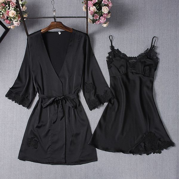 navy blue womens 2pc strap pajamas sleepwear sets lady home wear nightgown suit kimono robe bath gown sleepshirts -xl, Black;red
navy blue womens 2pc strap pajamas sleepwear sets lady home wear nightgown suit kimono robe bath gown sleepshirts -xl, Black;red