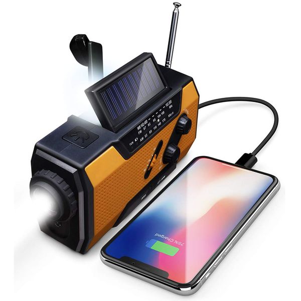emergency solar hand crank portable radio with noaa am/fm led flashlight reading lamp 2000mah power bank usb charger sos alarm
emergency solar hand crank portable radio with noaa am/fm led flashlight reading lamp 2000mah power bank usb charger sos alarm