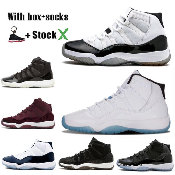 bred 11s 2020 new realease men basketball shoes 11 black red women mens designer trainers sports sneakers 5.5-13 with stock x box
bred 11s 2020 new realease men basketball shoes 11 black red women mens designer trainers sports sneakers 5.5-13 with stock x box