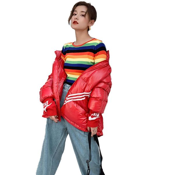 2020 women's jacket new winter colorful street casual fashion stand collar loose warm bright cotton coat lx51, Black
2020 women's jacket new winter colorful street casual fashion stand collar loose warm bright cotton coat lx51, Black