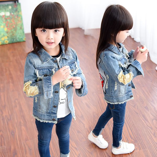 children's clothing spring and autumn new girl long-sleeved cardigan shirt in the big boy casual denim jacket, Blue;gray
children's clothing spring and autumn new girl long-sleeved cardigan shirt in the big boy casual denim jacket, Blue;gray