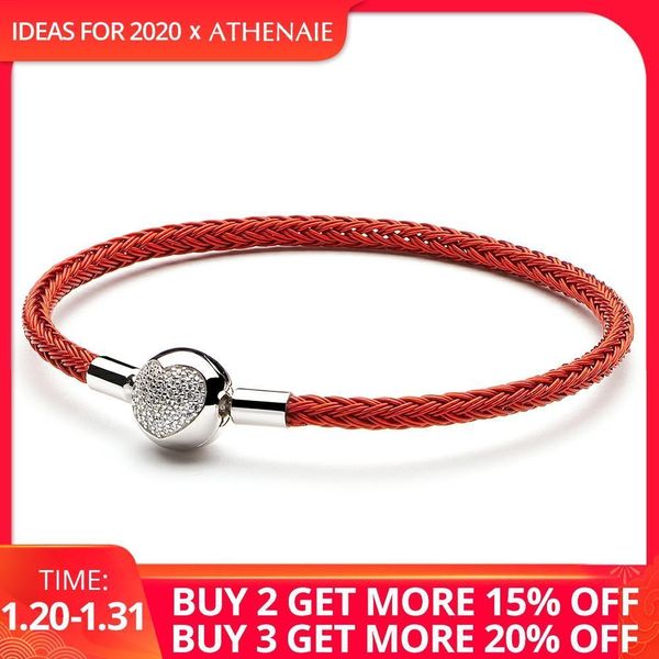 athenaie colorful wire charm bracelet with 925 sterling silver cz love heart clasp for women fit charms beads diy gift red, Golden;silver
athenaie colorful wire charm bracelet with 925 sterling silver cz love heart clasp for women fit charms beads diy gift red, Golden;silver