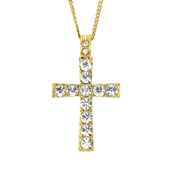 2020 designer necklace hip hop alloy golden cross pendant necklace cuban religious jewish pendant chain fashion accessories, Black
2020 designer necklace hip hop alloy golden cross pendant necklace cuban religious jewish pendant chain fashion accessories, Black