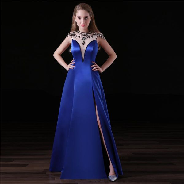 blue satin evening dresses long beaded mother of the bride dresses formal dress women elegant plus size evening dress split, White;black
blue satin evening dresses long beaded mother of the bride dresses formal dress women elegant plus size evening dress split, White;black