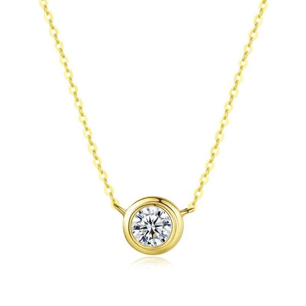 sanyu solid pure 14k gold round pendant necklaces for women with cubic zircon yellow gold fine jewelry au 585 colar n14067, Silver
sanyu solid pure 14k gold round pendant necklaces for women with cubic zircon yellow gold fine jewelry au 585 colar n14067, Silver