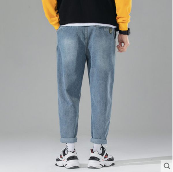 light blue jeans men's popular logowaist trousers
light blue jeans men's popular logowaist trousers