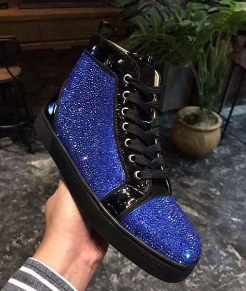 red bottom lovers high help casual party trainer shoes genuine leather fashion gli, Black
red bottom lovers high help casual party trainer shoes genuine leather fashion gli, Black