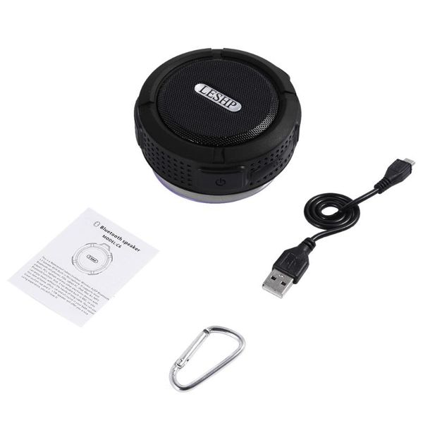 leshp c6 plastic portable wireless speaker with calls handsand suction cup waterproof shower speaker car
leshp c6 plastic portable wireless speaker with calls handsand suction cup waterproof shower speaker car