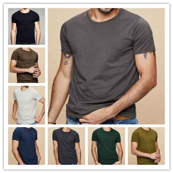 2019 new summer men's short sleeve no deformation good elasticity high cost performance trend solid color dark gray t shirt, Black;red
2019 new summer men's short sleeve no deformation good elasticity high cost performance trend solid color dark gray t shirt, Black;red