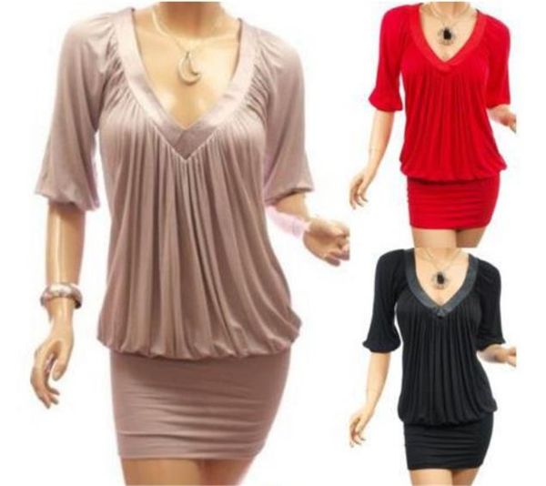 women summer dress skinny v neck puff sleeve woman bodycon dress casual female dresses, Black;gray
women summer dress skinny v neck puff sleeve woman bodycon dress casual female dresses, Black;gray