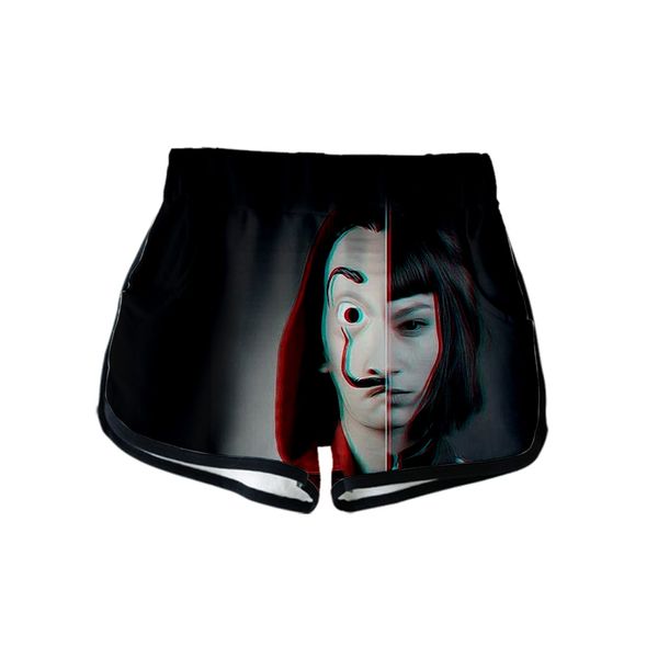 tv series la casa de papel money heist house of paper 3d summer women casual harajuku cute girl shorts clothes, White;black
tv series la casa de papel money heist house of paper 3d summer women casual harajuku cute girl shorts clothes, White;black