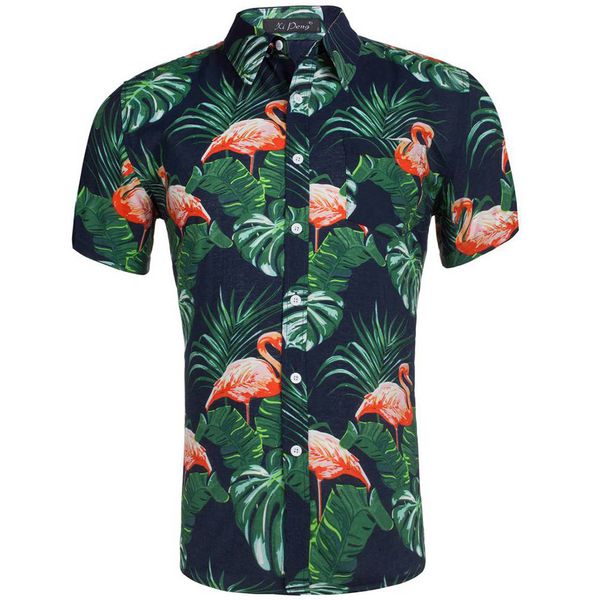 2019 summer hawaiian short sleeve shirt men cotton flamingos floral printed casual dress shirts men clothes fashion us size xxl, White;black
2019 summer hawaiian short sleeve shirt men cotton flamingos floral printed casual dress shirts men clothes fashion us size xxl, White;black