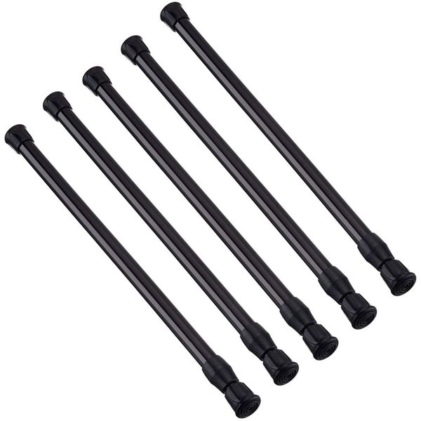 5 pack cupboard bars tensions rod spring curtain rod for diy projects, extendable width, 11.81 to 20 inches (black) other home decor
5 pack cupboard bars tensions rod spring curtain rod for diy projects, extendable width, 11.81 to 20 inches (black) other home decor