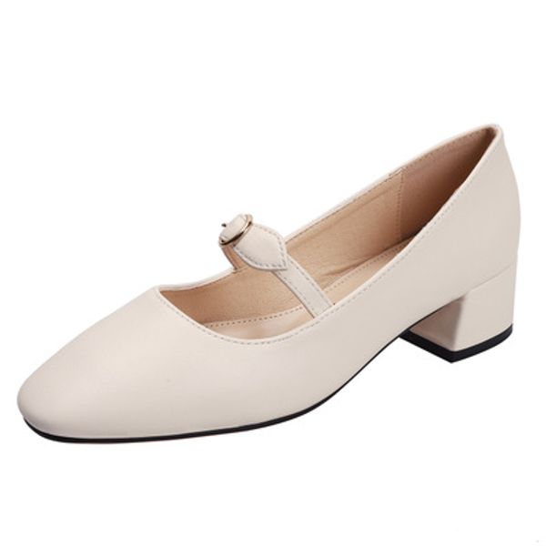 2020 spring and summer autumn new round head thick heel single shoes female casual wild large size with heel shoes, Black
2020 spring and summer autumn new round head thick heel single shoes female casual wild large size with heel shoes, Black