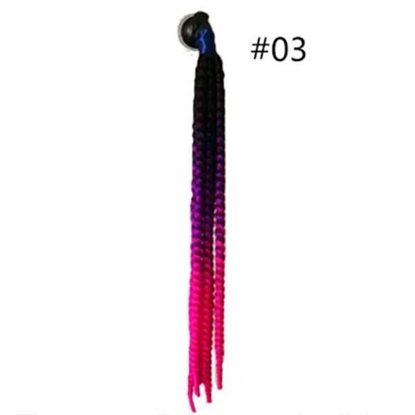 женщины стиль punk gradient плетенки парик украшения diy для шлема мотоцикла высокой температуры волокна
женщины стиль punk gradient плетенки парик украшения diy для шлема мотоцикла высокой температуры волокна