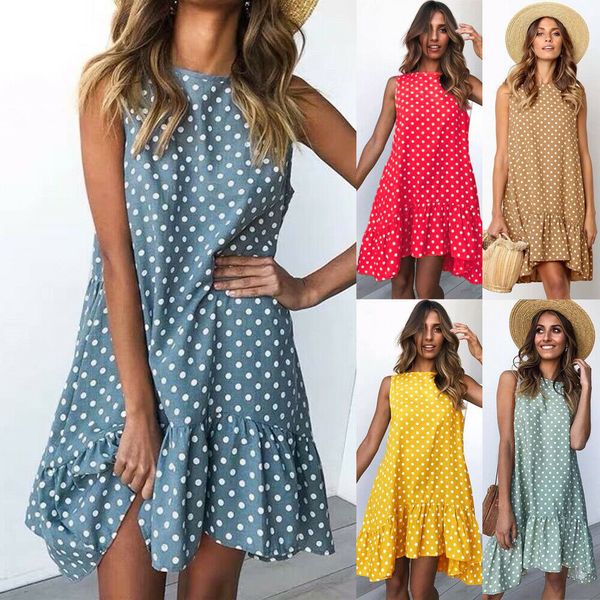 plus size xxl summer new women polka dot print ruffles swing mini dress ladies summer beach casual irregular sundress, Black;gray
plus size xxl summer new women polka dot print ruffles swing mini dress ladies summer beach casual irregular sundress, Black;gray