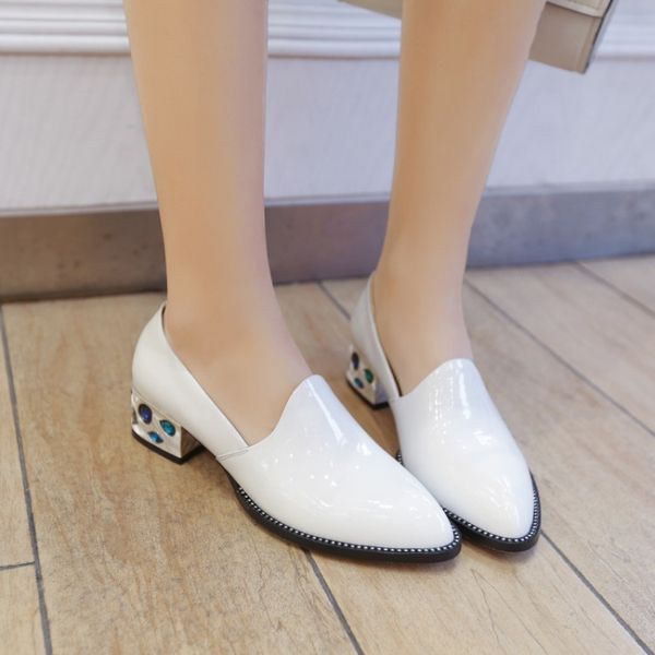 big size 9 11 12 ladies high heels women shoes woman pumps pointed deep thick-heeled single shoe, Black
big size 9 11 12 ladies high heels women shoes woman pumps pointed deep thick-heeled single shoe, Black