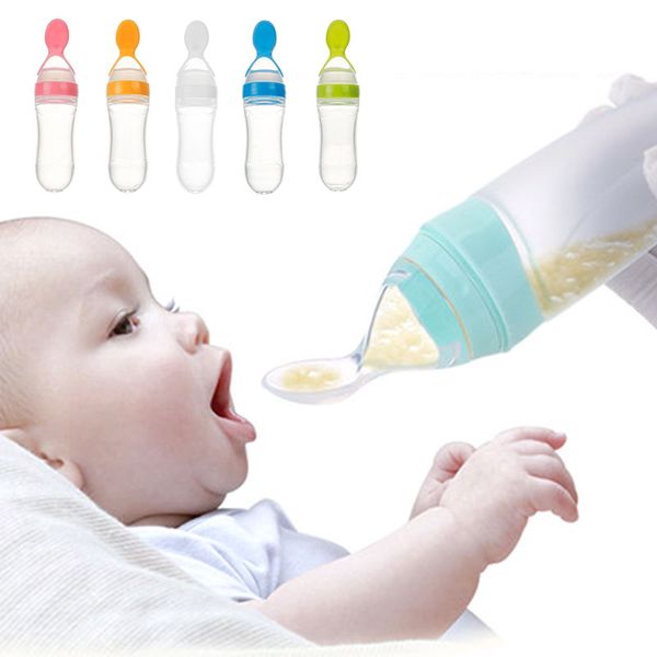 90ml safe newborn baby feeding bottle toddler silicone squeeze feeding spoon milk bottle baby training feeder food supplement
90ml safe newborn baby feeding bottle toddler silicone squeeze feeding spoon milk bottle baby training feeder food supplement