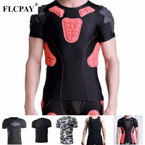 men's t-shirt outdoor sports short-sleeved honeycomb crash suit football football basketball training protective gear, Black;blue
men's t-shirt outdoor sports short-sleeved honeycomb crash suit football football basketball training protective gear, Black;blue