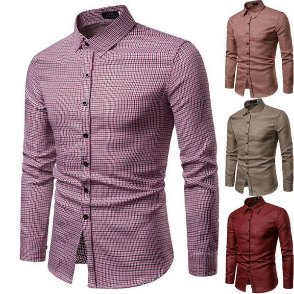 men's casual shirts plaid slim long sleeve single breasted fit basic plaid shirts 2019 autumn new, White;black
men's casual shirts plaid slim long sleeve single breasted fit basic plaid shirts 2019 autumn new, White;black