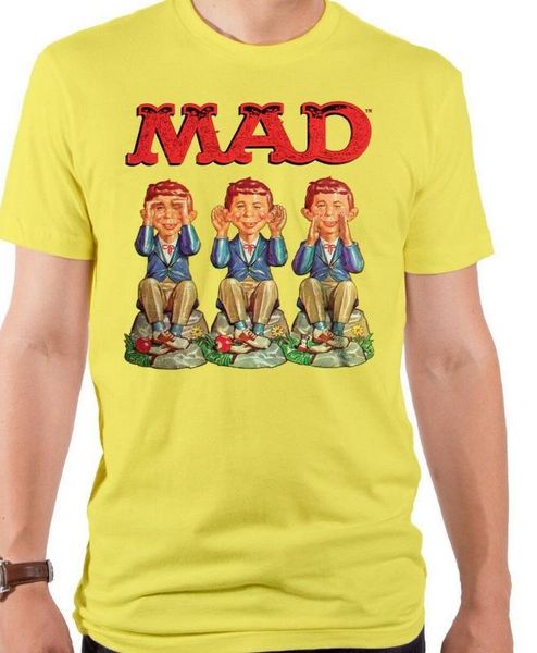 authentic mad magazine alfred neuman see hear speak tee t shirt s m x 2x birthday gift t-shirt, White;black
authentic mad magazine alfred neuman see hear speak tee t shirt s m x 2x birthday gift t-shirt, White;black