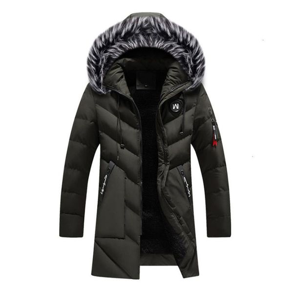 2019 newly fashion winter jacket men fur collar hooded long coat velvet warm parka men thick outwear casual windproof trench, Black
2019 newly fashion winter jacket men fur collar hooded long coat velvet warm parka men thick outwear casual windproof trench, Black