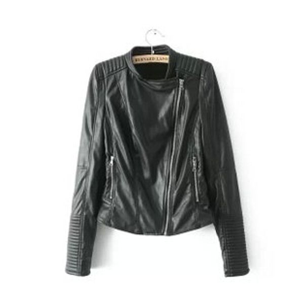 2018 women's clothes european spring small stand-up collar quilted stripe oblique zipper motorcycle leather suede jacket, Black
2018 women's clothes european spring small stand-up collar quilted stripe oblique zipper motorcycle leather suede jacket, Black