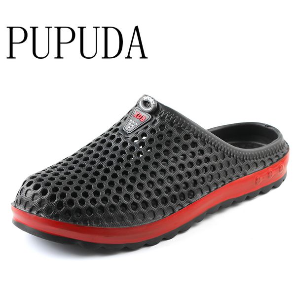 pupuda comfy slippers men breathable slip on home slippers fashion beach shoes male lightweight men garden shoes outdoor summer, Black
pupuda comfy slippers men breathable slip on home slippers fashion beach shoes male lightweight men garden shoes outdoor summer, Black