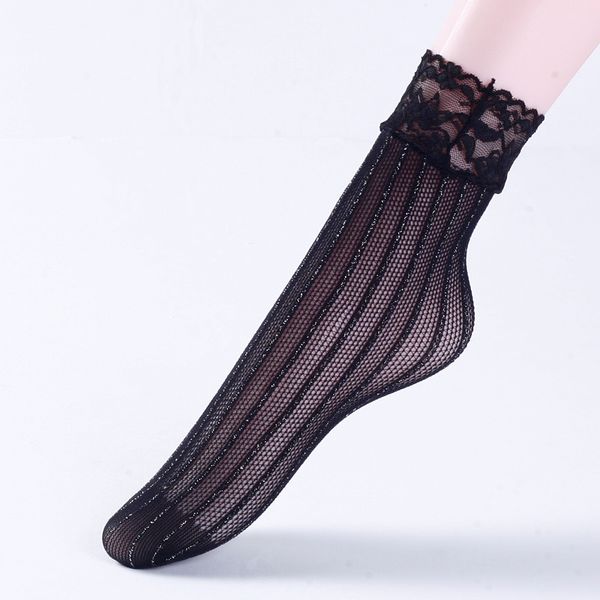 1 pair 2020 bright shiny mesh pink women socks short women summer socks ladies socks transparent chaussette femme calcetines, Black;white
1 pair 2020 bright shiny mesh pink women socks short women summer socks ladies socks transparent chaussette femme calcetines, Black;white