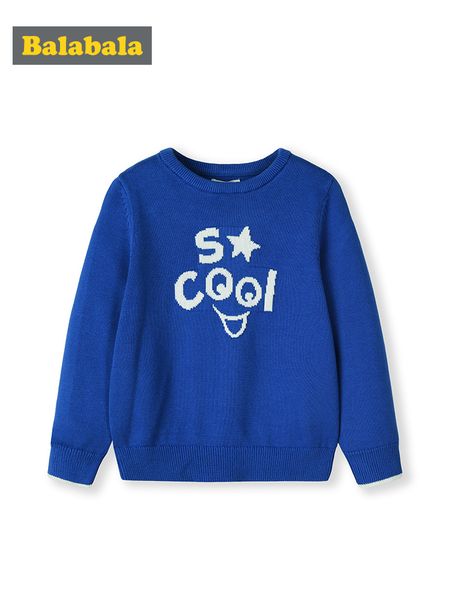 balabala baby boys sweater children 2019 new spring children's clothing sweater cotton boy 100% cotton pullover, Blue
balabala baby boys sweater children 2019 new spring children's clothing sweater cotton boy 100% cotton pullover, Blue